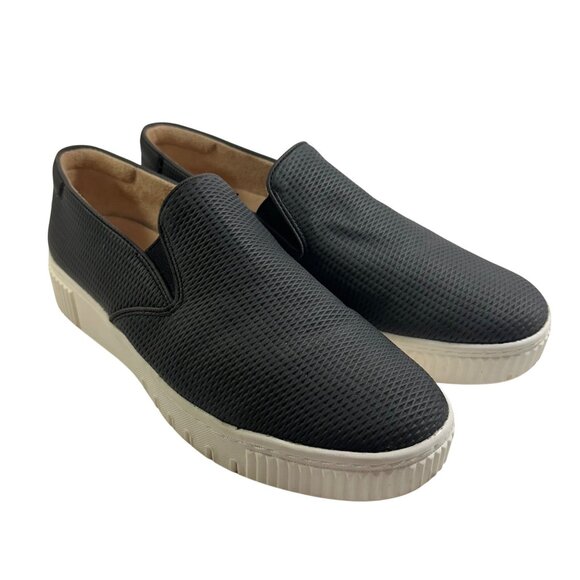 Naturalizer Tia Soul Gray Slip-On Textured Sneakers w/ White Sole   Size 8M - Picture 1 of 10